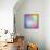 Colorful Abstract Triangles-art_of_sun-Framed Stretched Canvas displayed on a wall