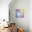 Colorful Abstract Triangles-art_of_sun-Framed Stretched Canvas displayed on a wall