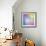 Colorful Abstract Triangles-art_of_sun-Framed Art Print displayed on a wall