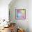 Colorful Abstract Triangles-art_of_sun-Framed Art Print displayed on a wall