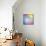 Colorful Abstract Triangles-art_of_sun-Mounted Art Print displayed on a wall