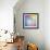 Colorful Abstract Triangles-art_of_sun-Framed Art Print displayed on a wall