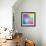 Colorful Abstract Triangles-art_of_sun-Framed Art Print displayed on a wall