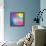 Colorful Abstract Triangles-art_of_sun-Framed Stretched Canvas displayed on a wall