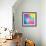 Colorful Abstract Triangles-art_of_sun-Framed Premium Giclee Print displayed on a wall