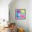 Colorful Abstract Triangles-art_of_sun-Framed Premium Giclee Print displayed on a wall