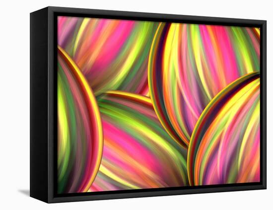 Colorful Abstract-judwick-Framed Stretched Canvas