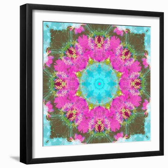 Colorful and Symmetric Photographic Layer Work of Blossoms-Alaya Gadeh-Framed Photographic Print