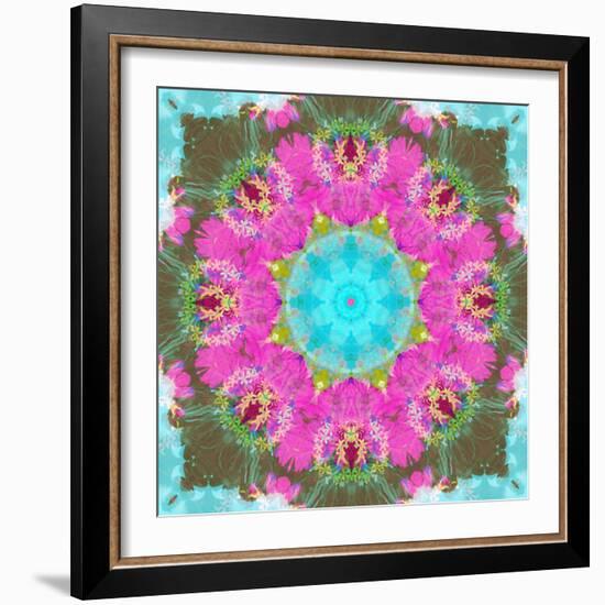 Colorful and Symmetric Photographic Layer Work of Blossoms-Alaya Gadeh-Framed Photographic Print