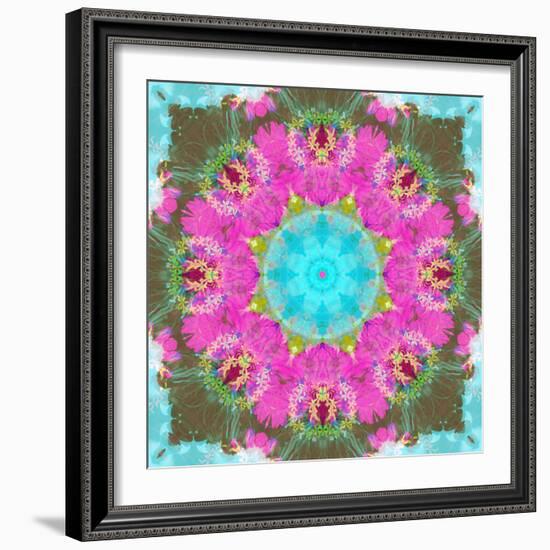 Colorful and Symmetric Photographic Layer Work of Blossoms-Alaya Gadeh-Framed Photographic Print