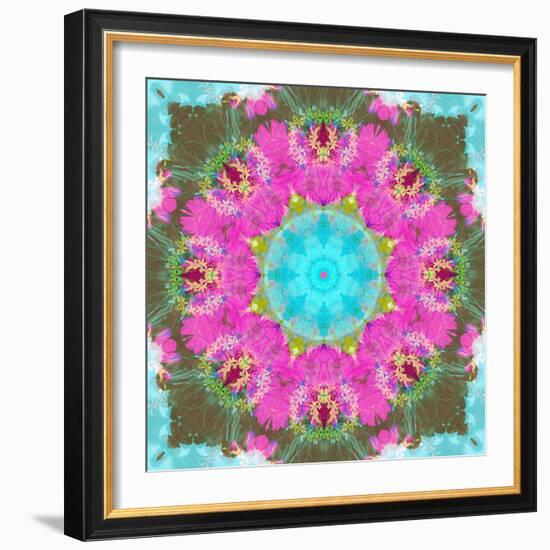 Colorful and Symmetric Photographic Layer Work of Blossoms-Alaya Gadeh-Framed Photographic Print