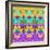 Colorful and Symmetric Photographic Layer Work of Blossoms-Alaya Gadeh-Framed Photographic Print