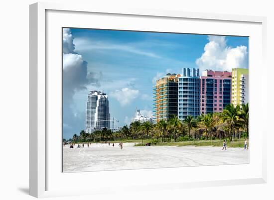 Colorful Architecture - Miami Beach - Florida-Philippe Hugonnard-Framed Photographic Print