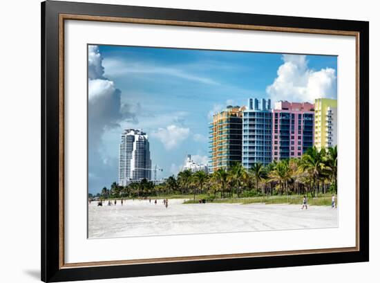 Colorful Architecture - Miami Beach - Florida-Philippe Hugonnard-Framed Photographic Print