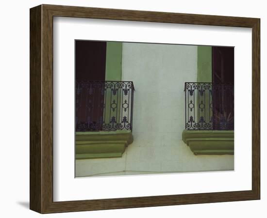 Colorful Architecture of Oaxaca, Mexico-Judith Haden-Framed Photographic Print
