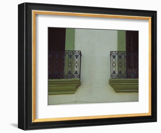 Colorful Architecture of Oaxaca, Mexico-Judith Haden-Framed Photographic Print