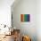 Colorful Background With Horizontal Lines-maxmitzu-Mounted Art Print displayed on a wall