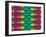 Colorful Background With Horizontal Lines-maxmitzu-Framed Art Print