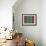 Colorful Background With Horizontal Lines-maxmitzu-Framed Art Print displayed on a wall