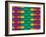 Colorful Background With Horizontal Lines-maxmitzu-Framed Art Print