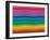 Colorful Background With Horizontal Wave Lines-maxmitzu-Framed Art Print