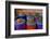 Colorful bags of spices for sale at the Medina Souk. Marrakech, Morocco.-Sergio Pitamitz-Framed Photographic Print