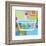 Colorful Bath II-Yashna-Framed Art Print