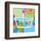 Colorful Bath II-Yashna-Framed Art Print