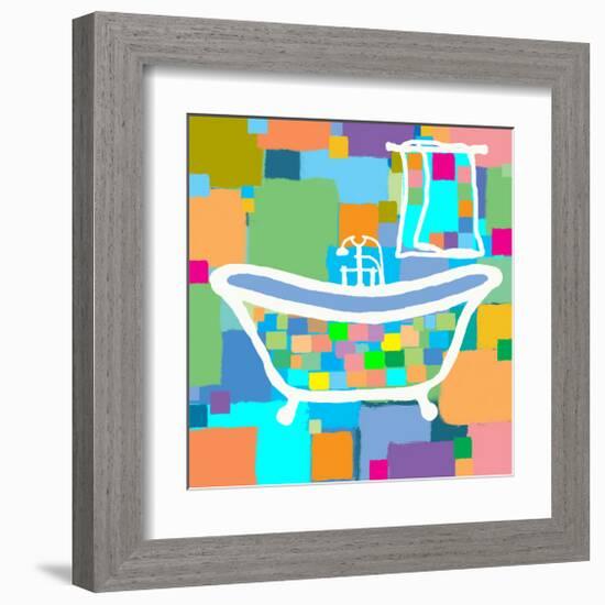 Colorful Bath III-Yashna-Framed Art Print