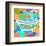 Colorful Bath III-Yashna-Framed Art Print