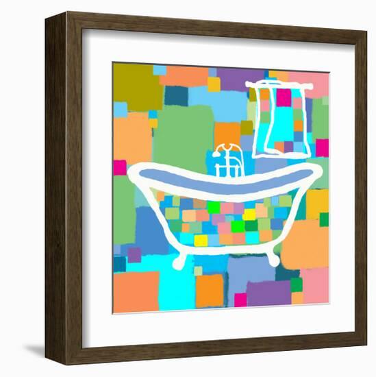 Colorful Bath III-Yashna-Framed Art Print