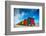 Colorful Beach Shacks, Muizenberg Beach, Cape Town, South Africa, Africa-Laura Grier-Framed Photographic Print