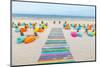 Colorful Beach Walkway Vietnam-Richard Silver-Mounted Photographic Print