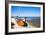 Colorful Boats on the Beach, Torreira, Aveiro, Beira, Portugal, Europe-G and M Therin-Weise-Framed Photographic Print