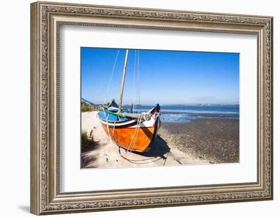 Colorful Boats on the Beach, Torreira, Aveiro, Beira, Portugal, Europe-G and M Therin-Weise-Framed Photographic Print