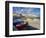 Colorful boats on the beach.-Julie Eggers-Framed Photographic Print