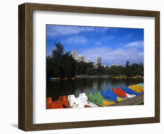 Colorful Boats, Palmero, Buenos Aires, Argentina-Bill Bachmann-Framed Photographic Print