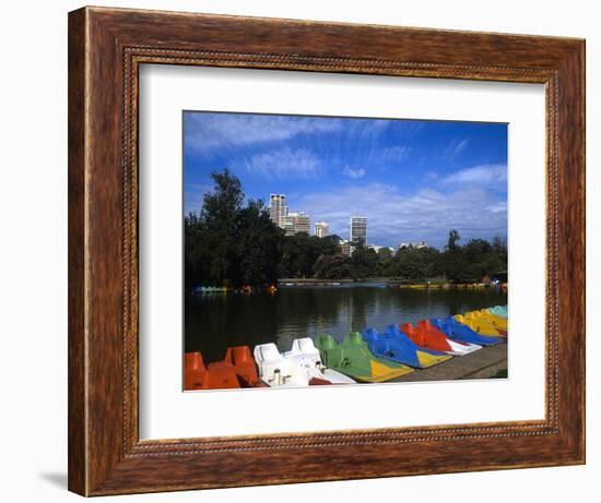 Colorful Boats, Palmero, Buenos Aires, Argentina-Bill Bachmann-Framed Photographic Print