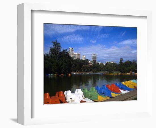 Colorful Boats, Palmero, Buenos Aires, Argentina-Bill Bachmann-Framed Photographic Print