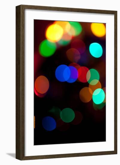 Colorful Bokeh-Erin Berzel-Framed Photographic Print