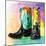 Colorful Boots-OnRei-Mounted Art Print