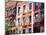 Colorful Buildings with Fire Escape, Williamsburg, Brooklyn, New York, United States-Philippe Hugonnard-Mounted Photographic Print
