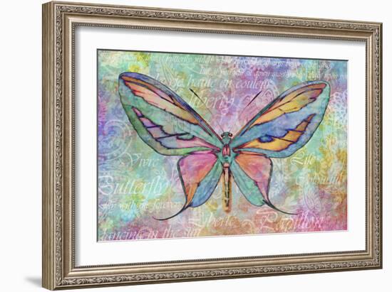 Colorful Butterfly-Cora Niele-Framed Giclee Print