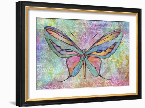 Colorful Butterfly-Cora Niele-Framed Giclee Print