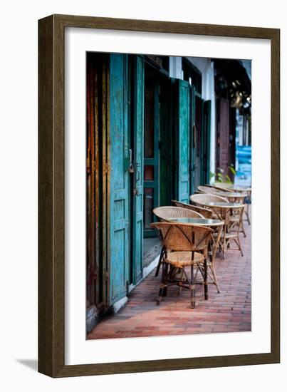 Colorful Cafe-Erin Berzel-Framed Photographic Print