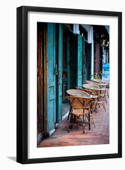 Colorful Cafe-Erin Berzel-Framed Photographic Print