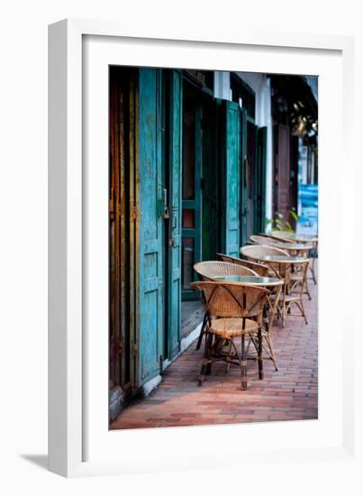 Colorful Cafe-Erin Berzel-Framed Photographic Print