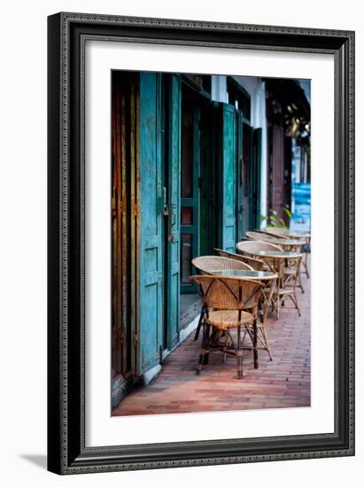 Colorful Cafe-Erin Berzel-Framed Photographic Print