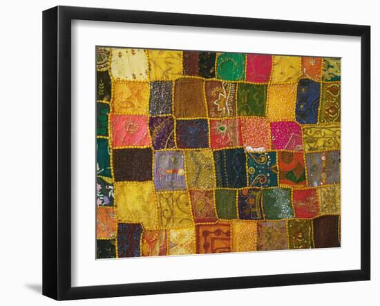 Colorful Carpet, Pushkar, Rajasthan, India-Keren Su-Framed Photographic Print