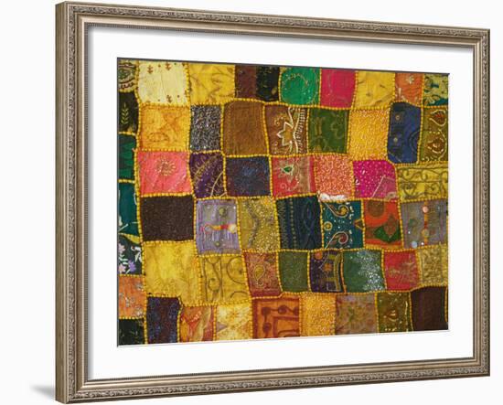 Colorful Carpet, Pushkar, Rajasthan, India-Keren Su-Framed Photographic Print